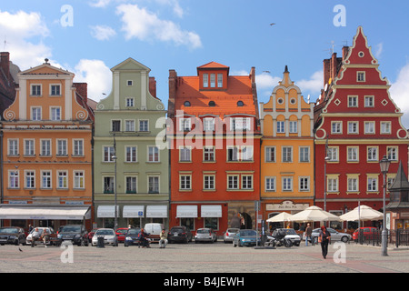 Solny Square.wroclaw.Basse Silésie.Pologne Banque D'Images