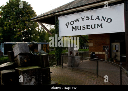 Entrée au Musée Powysland, Welshpool, Powys, Pays de Galles Banque D'Images