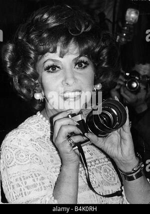 L'actrice italienne Gina Lollobrigida Banque D'Images