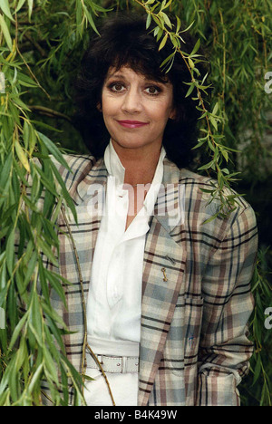 L'actrice Amanda Barrie de Coronation Street Mai 1989 DBase Banque D'Images