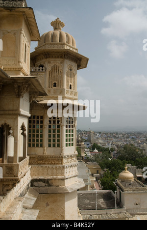 Inde Rajasthan Udaipur City Palace Museum Banque D'Images