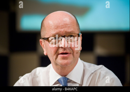 Chef Mats Jansson à la conférence de presse Commentaires sur le rapport annuel de la compagnie aérienne SAS Banque D'Images