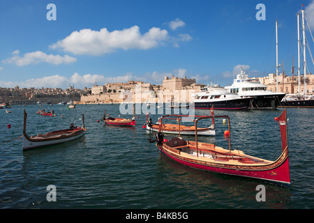 Dghasja et de Yachts, Malte Banque D'Images