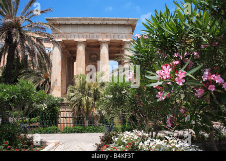 Jardins Barrakka inférieur, La Valette, Malte Banque D'Images