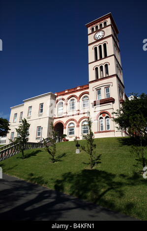 Vue de la chambre d'assemblée, Hamilton, Bermudes Banque D'Images