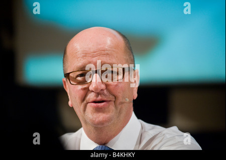 Chef Mats Jansson à la conférence de presse Commentaires sur le rapport annuel de la compagnie aérienne SAS Banque D'Images