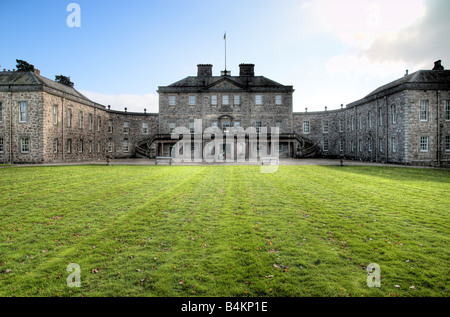 Une vue de haddo house à partir de l'avant (entrée principale) Banque D'Images