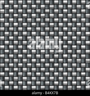 Une texture de fibre de carbone minéral parfaitement comme modèle dans n'importe quelle direction. Très détaillé. Banque D'Images