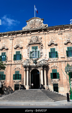 L'Auberge de Castille, La Valette, Malte Banque D'Images