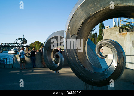 Hiram M Chittenden Locks Seattle Washington USA Banque D'Images