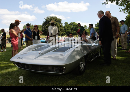 1959 Chevrolet Corvette Sting Ray Racer au 2008 Meadow Brook Concours d'elégance à Rochester au Michigan USA Banque D'Images