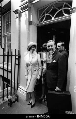 James Callaghan, chancelier de l'Échiquier Mai 1966 Le Budget fort Banque D'Images