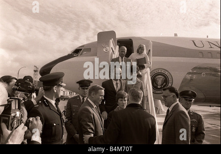 Les astronautes de la NASA Apollo XI visiter Londres Octobre 1969 22 h Visite éclair pour héros américain s Neil Armstrong, Michael Collins et Banque D'Images