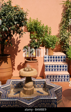 Jardin marocain, RHS Chelsea Flower Show 2008 Banque D'Images