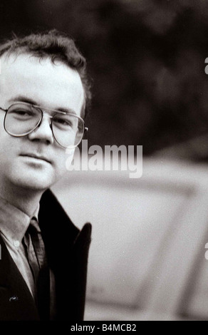 Ian Hislop présentatrice TV Décembre 1986 mirrorpix Banque D'Images