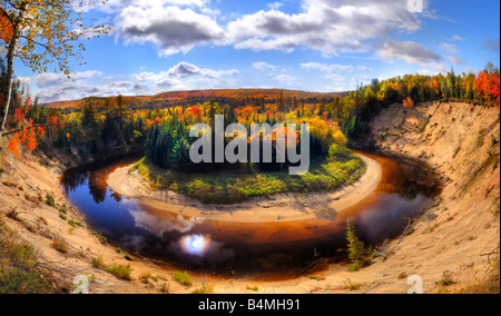 Big East River parc provincial Arrowhead Ontario Canada Banque D'Images