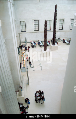 British Museum Londres Norman Foster 'Atrium' Banque D'Images