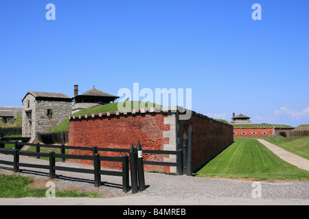 North Redoute at Old Fort Niagara State Historic site à Youngstown New York NY photos photos photos photos horizontal aux États-Unis US haute résolution Banque D'Images