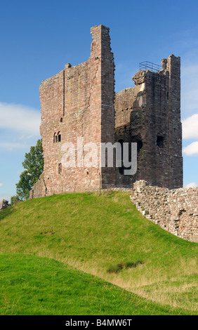 La garder. Brough Château. Church Brough, Cumbria, Angleterre, Royaume-Uni, Europe. Banque D'Images