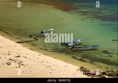 Bateaux à Playa El Burro Bahia Concepcion Baja California Sur le Mexique Banque D'Images