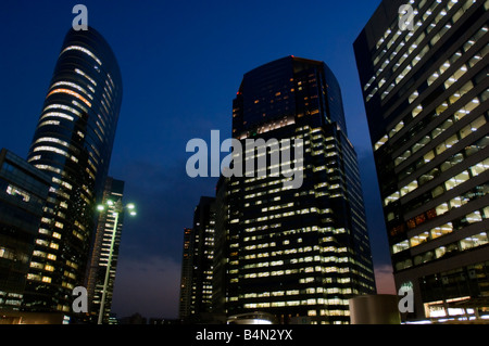 Haut Bâtiments de Shinagawa East Side Banque D'Images