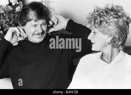 Charles Bronson acteur avec son épouse l'actrice Jill Ireland Avril 1984 Banque D'Images