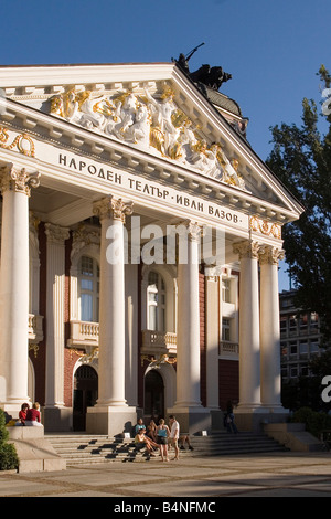 Ivan Vasov Théâtre National, 2008 Sofia, Bulgarie Banque D'Images