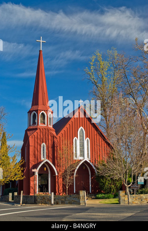 L'Église épiscopale St James à Sonora en pays de l'or en Californie USA Banque D'Images