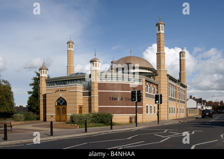 Mosquée Masjid Umar, Evington, Leicester, East Midlands Banque D'Images