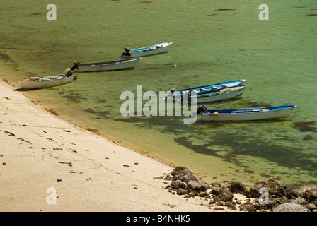 Bateaux à Playa El Burro Bahia Concepcion Baja California Sur le Mexique Banque D'Images