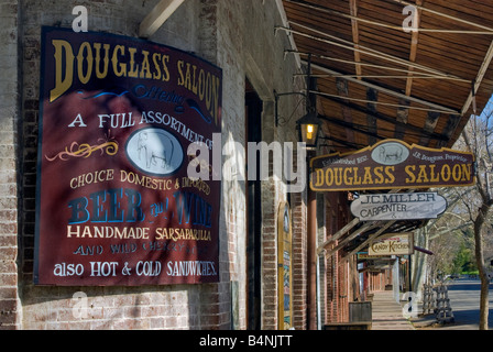 Inscrivez-vous à Douglass salon à votre parc d'état historique de Columbia Pays de l'or en Californie USA Banque D'Images