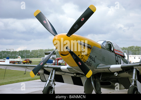 Mustang P51-D G-BTCD Frankie féroce Banque D'Images