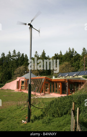 Earthship, Stanmer Park, Brighton Banque D'Images