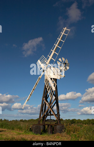 Le moulin de Drainage Boardman sur la rivière Ant, Norfolk Broads Banque D'Images