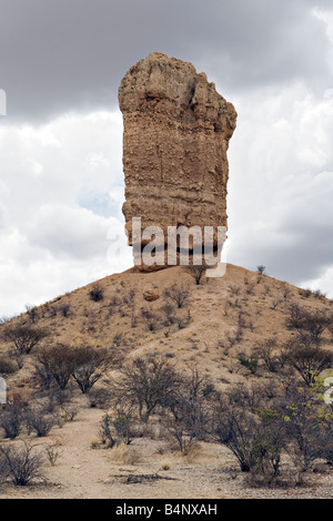 Vingerklip Le Rocher doigt dans le Damaraland Namibie Banque D'Images