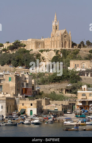 Le port de Mgarr, Gozo Banque D'Images