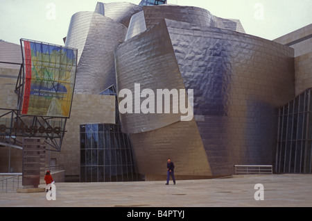 Musée Guggenheim Bilbao Espagne Banque D'Images