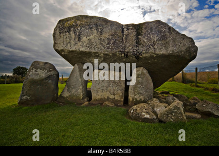 Brownshill Dolmen Carlow Irlande Banque D'Images