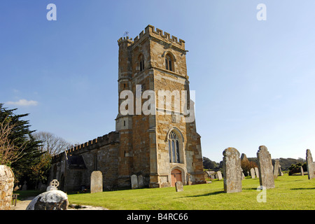 Dans l'église paroissiale de St Nicholas Abbotsbury Dorset Banque D'Images