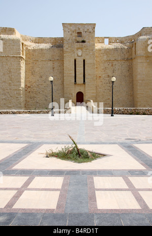 L'entrée de St Thomas fort près de Marsaskala à Malte. Banque D'Images