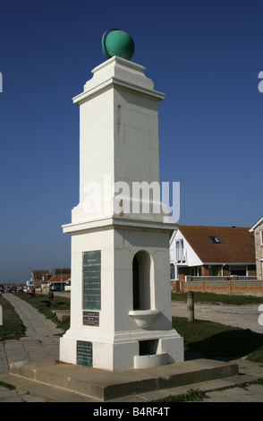 Le roi George V memorial, Peacehaven, East Sussex, UK. Banque D'Images