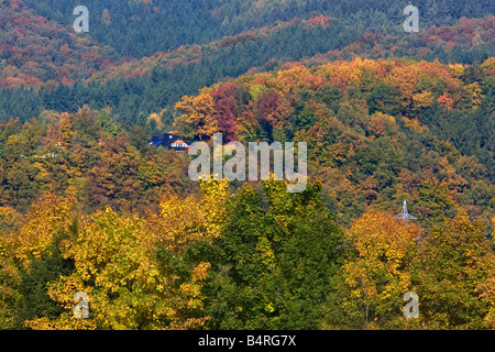 Dans Paysage près de Bergisches Land, Allemagne Windeck Banque D'Images