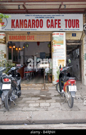 Street Cafe Hanoi Vietnam Banque D'Images