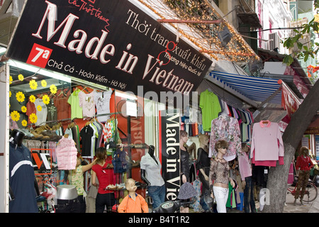 Boutique Hanoi Vietnam Banque D'Images