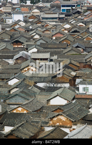 Chine, Province du Yunnan, région du lac Erhai Hu Tianshengying, Village Banque D'Images