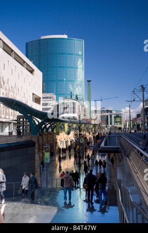 Shopping Mall et World Trade center square, Rotterdam, Holland Banque D'Images