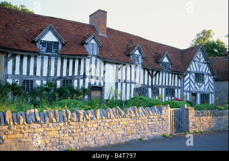 L'Angleterre, dans le Warwickshire, Stratford, Mary Ardens Maison à Abbot'S Salford Banque D'Images