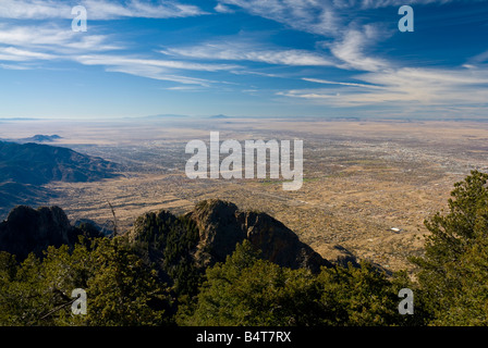 USA, New Mexico, Albuquerque de montagnes de Sandia
