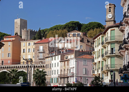 Cannes Suquet la vieille ville Cote d Azur France Banque D'Images