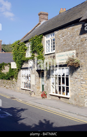 Abbotsbury village Salon de thé dans le Dorset Banque D'Images